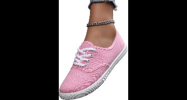Currero Schoenen Dames - Sneakers - Comfortabel - Slippers - Casual - Volwassenen - Felroze 40.5