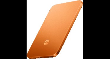 Xiaomi UltraThin Magnetic Power Bank 5000 15W - 5000 mAh - 15 W draadloos opladen - Magnetisch - Oranje