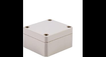 Projectdoos Elektronica - Aansluitdoos Waterdicht - Elektronica Beschermen - Vlamvertragend Materiaal - 65 x 60 x 35mm - Wit
