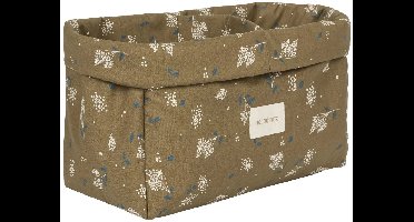 Nobodinoz STORIES dubbele opbergmand, 30 x 15 x 15 cm, kleur: bruin lila