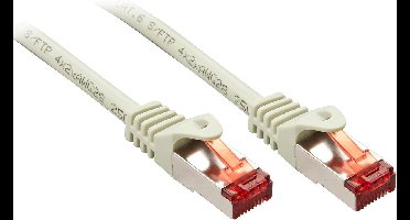 LINDY 47347 RJ45 Netwerkkabel, patchkabel CAT 6 S/FTP 7.50 m Grijs 1 stuk(s)