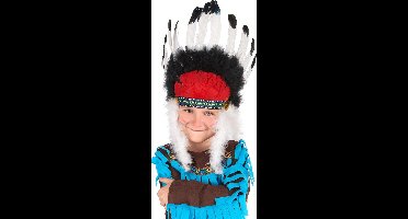 Vegaoo - Indianen hoofdtooi voor kinderen