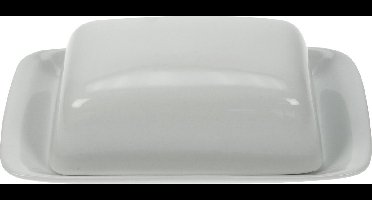 Cosy & Trendy Boterpot - Rechthoekig - 13 cm x 21 cm x 6.5 cm - Wit