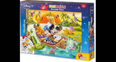 Lisciani - Mickey - Double face - Puzzel Maxifloor - 60 stukjes