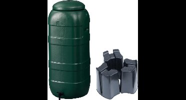 Harcostar - Regenton Rainsaver Groen 100 liter + Voet