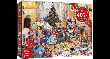 Gibsons - The Queen's Speech (door Trevor Mitchell) - 40 XXL stukjes 28,5×20,5cm (b×h) - Legpuzzels voor kleintjes
