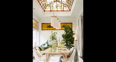 Light & Living - Eettafel QUENZA - 200x100x76cm - Bruin