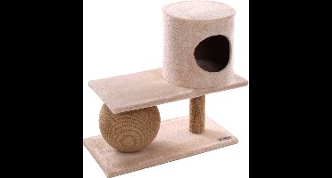 Flamingo Kali Maha - Krabpaal Katten - Krabpaal Maha Beige 60x31x58,5cm - 1st - 135878 - 1st