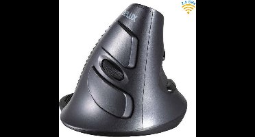 Delux - M618 GX - Draadloos Muis - USB Aansluiting - Anti-RSI - Ergonomisch - Verticale Muis - 800 1000 1600 DPI - Verwijderbare Polssteun - 6 Knoppen - Plug-in Play - Rechtshandig