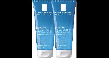 La Roche-Posay Effaclar Schuimende Reinigingsgel - Gezichtsreinigingsmiddel - voor een vette Huid met Neiging tot Acne - 2x200ml