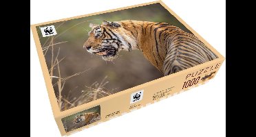 Bekking & Blitz - Puzzel - 1.000 stukjes - Kunst - Fotokunst - Dieren - Bengaalse tijger, Jeff Goldberg, Wereld Natuurfonds