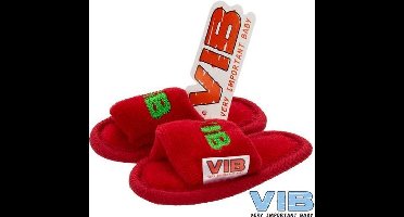 vib kerst slippers rood