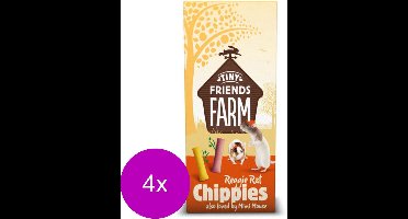 Tiny Friends Farm Reggie Rat Chippies - Knaagdiersnack - 4 x Kip 120 g