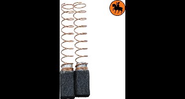 Koolborstelset voor AEG Boor 344675 - 6,35x6,35x11,5mm - Vervangt 012510