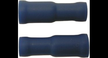 Skandia Stekerhulzen Rond - Blauw - 4 mm - 50 Stuks