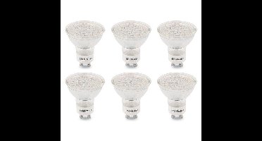Groenovatie LED Spot GU10 Fitting - 3W - SMD - 52x50 mm - 6-Pack - Warm Wit