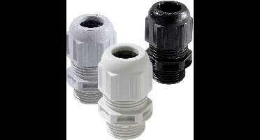 Wiska 10100470 Wartel M20 Kunststof Lichtgrijs 4 stuk(s)