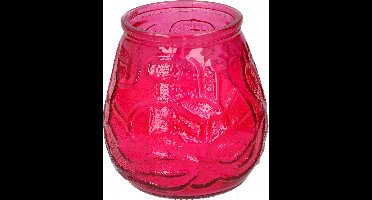 Arti Casa Tafelkaars - 15h - rood glas - citronella - 10 cm - lowboy kaars