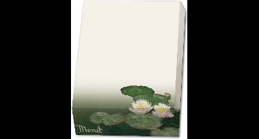 Bekking & Blitz - Memoblok - Memo blocnote - Notitieblok - Kunst -  Waterlelies - Waterlilies - Claude Monet
