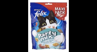 4x Felix - Partymix Seaside Mix - Kattensnacks - 200 g