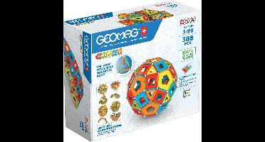 Geomag Super Color Panels Recycled - Magnetisch Constructiespeelgoed met Panelen - 388-delig - Vanaf 3 jaar