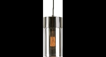 Leitmotiv Hanglamp Lax 24,5 Cm Staal/glas 40w Grijs