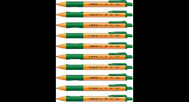 STABILO pointball - Balpen - Navulbaar - Groen - Doos Met 10 Stuks