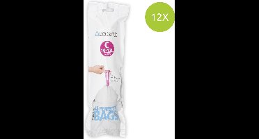 Brabantia Perfect Fit Afvalzakken 10/12 l - Code C - set van 12 rollen x 20 stuks