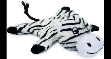 Beeztees zino hondenspeelgoed pluche zwart/wit