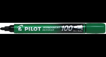 Pilot - Permanent Marker 100 - Groen - 1 stuks