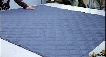 Verzwaarde bedsprei 140 x 220 cm : 8 - 9 kg