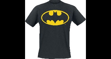 Batman Classic Logo Heren T-shirt - zwart - 3XL