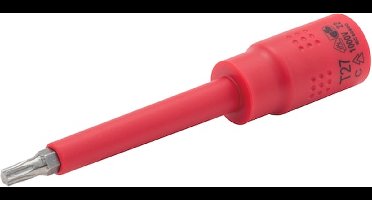 Wurth - VDE-dopsleutel, 3/8 inch, TX, lang - VDE 3/8 inch TX dopsleutel, lang x 1 st Soort aandrijving Binnenvierkant Aansluiting TX27