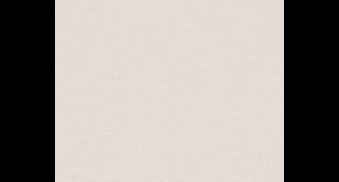 LINNENLOOK BEHANG | Basic - Crème Wit - LivingWalls Anna d'Andrea