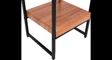 Bloementafel - bloemenplank bijzettafel plantenplank -FSC-gecertificeerd MDF licht bruin- 61 cm