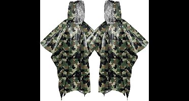 Thermische Nooddeken, slaapzak \ Premium Reddingsdeke | Survival Whistle Ultralight Cold Protection / Noodslaapzakken - emergency foil blanket, emergency sleeping bag - 2pcs - 130 x 120 cm