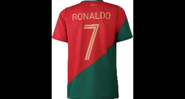 Ronaldo Portugal Voetbalshirt Thuis - Voetbalshirts Kinderen - Jongens en Meisjes - Sportshirts - Volwassenen - Heren en Dames - Maat 140