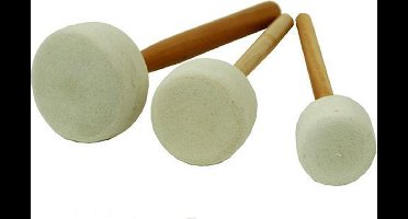 Klankschalen viltklopper L - 32x8 - 180gm - L