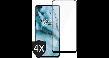 Screenprotector geschikt voor OnePlus Nord - 4x Glas Screen Protector