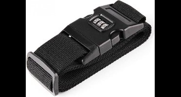 Bagageriem met 3-cijfers combinatieslot -Verstelbare- Reizen- Koffer- Wachtwoord Lock-Tags