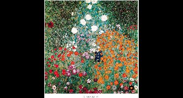 Kunstdruk Gustav Klimt - Giardino fiorito 70x70cm