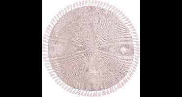 Atmosphera for Kids Vloerkleed Lurex Ø90cm - Roze/Goud