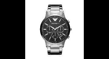 Emporio Armani AR2460 Herenhorloge 46 mm - Zilverkleurig