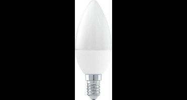 LED kaarslamp E14 warmwit 3000K - 6W - mat glas