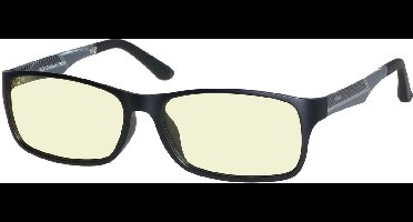 DUCO DC223 Computerbril | Blauw licht bril | Beeldschermbril | Game bril | Blauw licht filter | Zonder sterkte | Mat Zwart frame met TR90 Carbon fiber brilpoten | Unisex