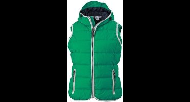 James and Nicholson Vrouwen/dames Maritiem Vest (Iers Groen/Wit)