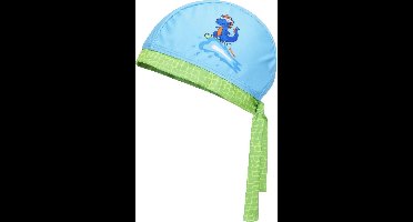 Playshoes Badmuts - Dino Jongens Polyester Blauw/groen 51 Cm - UV bescherming - Badmuts jongens - Badmuts voor kinderen - Kinderbadmuts polyester - Blauw/groen badmuts - Badmuts maat 51 cm - Dino badmuts jongens - Polyester badmuts - Zonbescherming