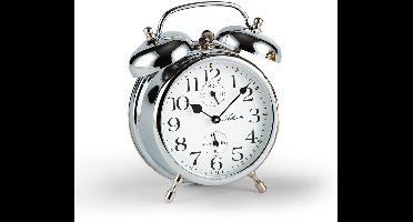 Klassieke opwind wekker Atlanta Double Bell Alarm Clock With Illuminated Analog 1058-19