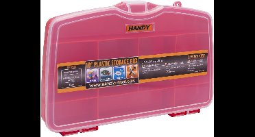 Extra Kleine Sorteerdoos Met 12 Vakken – Kunststof Opbergdoos Met Transparante Deksel – Vaste Compartimenten En Stevige Sluitclips – Compact Formaat 258 × 160 × 40 mm – Ideaal Voor Schroeven, Kleine Onderdelen En Hobbygebruik [10953]