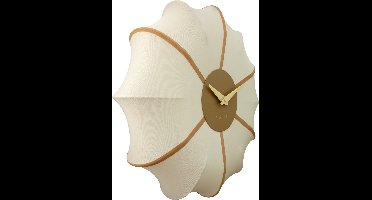 Wandklok 50cm-Stil-Room-Stof/Metaal-NeXtime 'Ultimo'